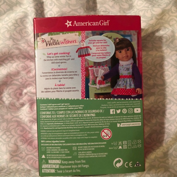 BNWT American Girl Doll apron set - Picture 4 of 8